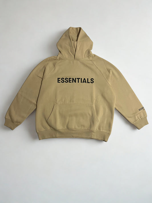 Fear of God Essentials Pullover Hoodie Applique Logo ‘Olive/Khaki’